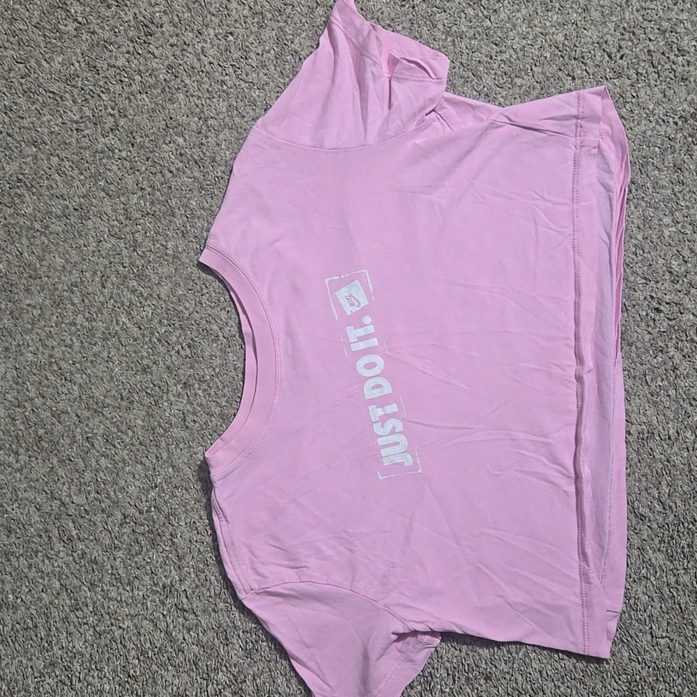 Nike Light Pink Crop Top